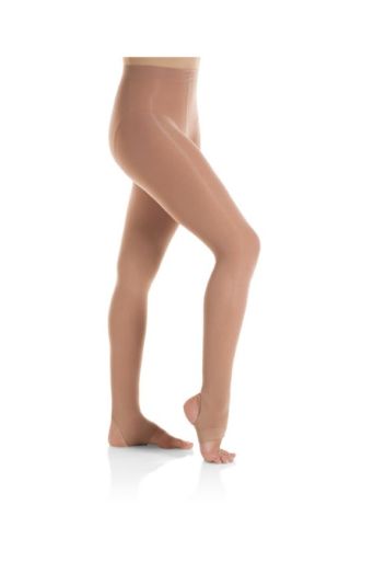 stirrup tights with seamless elastic band