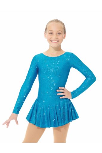 Shimmery figure skating dress
