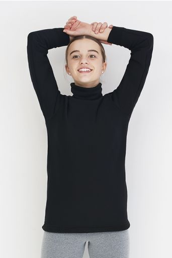 Polartec® mock neck shirt