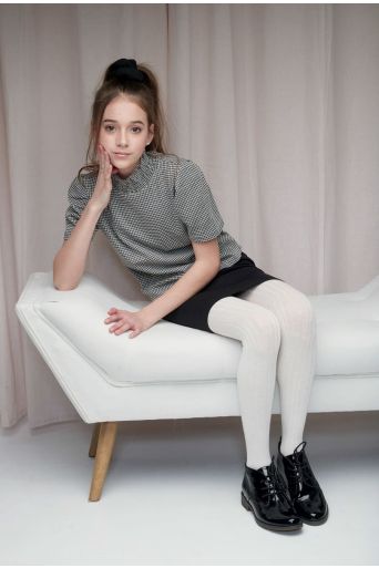 Heather cotton tights