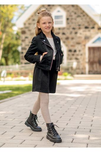 Cable attern merino wool tights