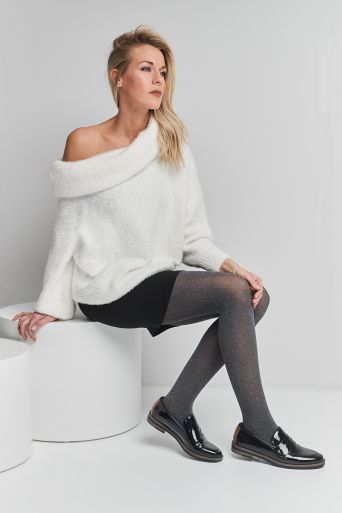 Heather microfiber tights