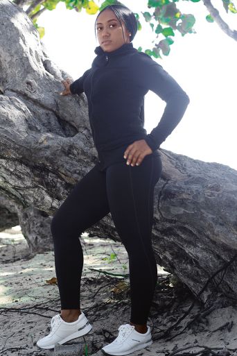 Black Tactel leggings
