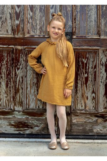 Polka dots motif tights